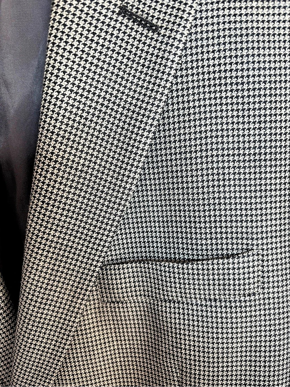 Wool/Silk Lauren Ralph Lauren Men's Houndstooth Sport Coat 46R